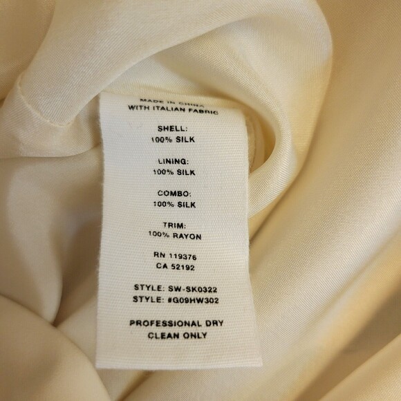 Helmut Lang Silk Printed Pleated Size 4 Women Skirt - Picture 9 of 11